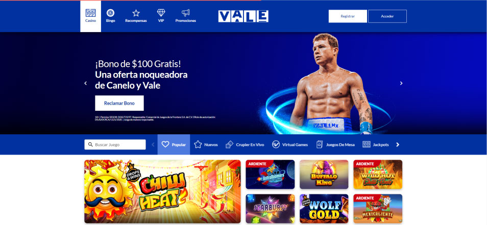 Casino Vale İncelemesi: Casino Vale'de Nerede Oynanır?